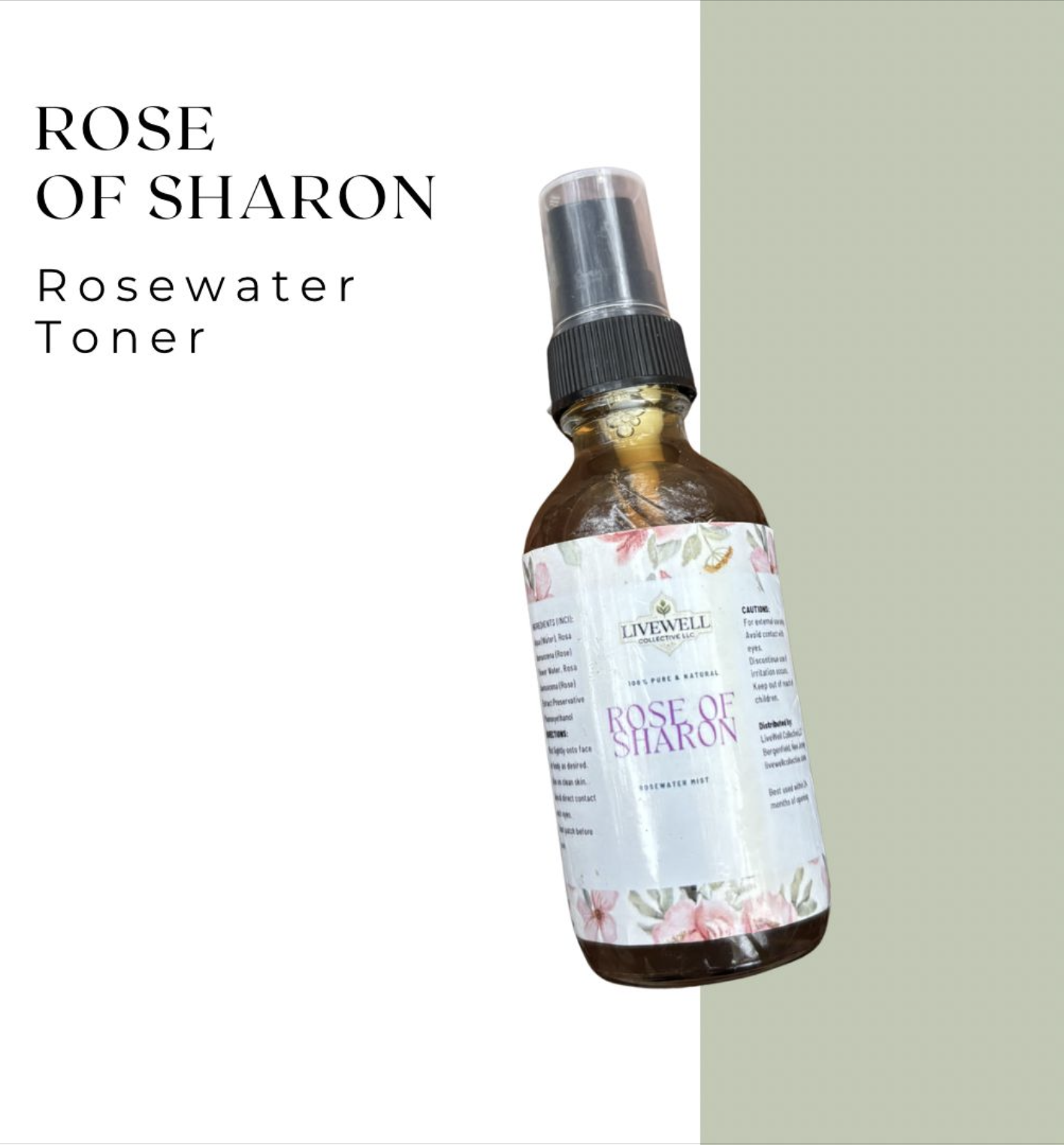 Rose Of Sharon - Rosewater Toner